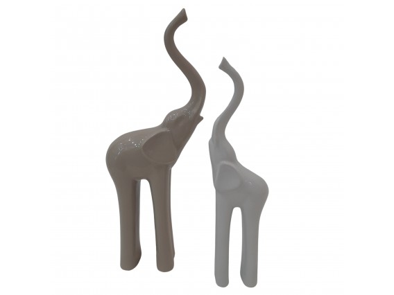 ELEFANTE FLIA 2PC 39CM