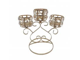 CANDELABRO 3 VELAS 24X25CM
