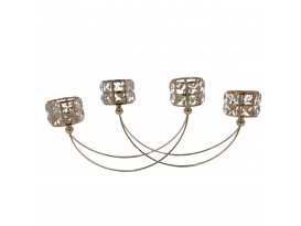 CANDELABRO 4 VELAS 48X21CM