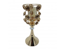 CANDELABRO DORADO 35CM