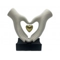 MANO CORAZON 26CM