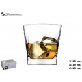 VASO WHIS CARRE 10OZ 6PZ