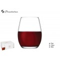 VASO VINO AMBER 19OZ 6PZ