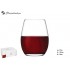 VASO VINO AMBER 19OZ 6PZ