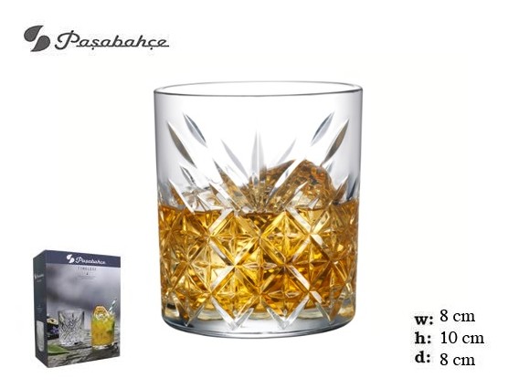 VASO WHIS TIMELESS 12OZ 4PZ