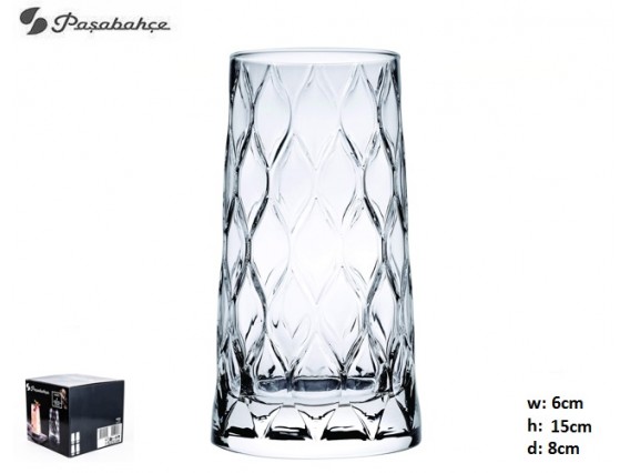 VASO LONG LEAFY 15OZ 4PZ