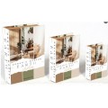 LIBRO CAJA 3PC MDF 30 26 21CM
