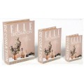 LIBRO CAJA 3PC MDF 30 26 21CM
