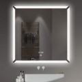 ESPEJO C/LUZ LED 70X70CM