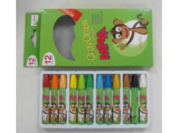 Crayones Escolares 12 Pcs-Personalizado