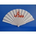 Abanico de Mano de Polyester y Plastico
